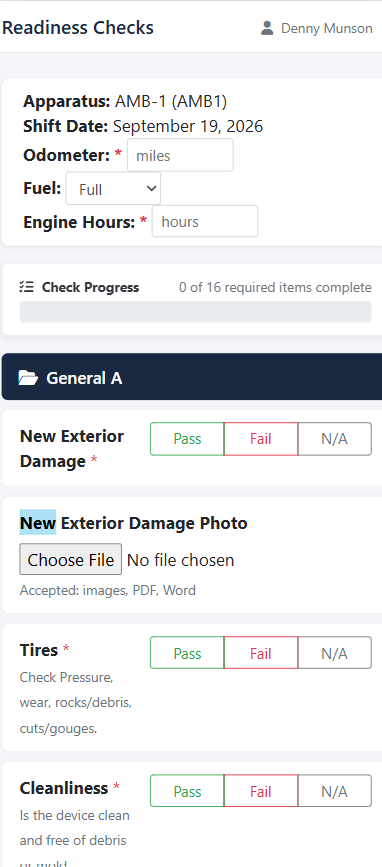 The same check on a phone